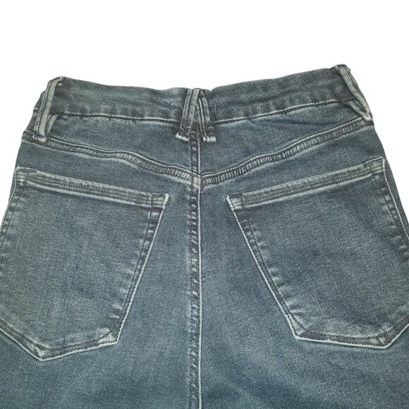 Good American Womens 00-4 (26x27) Good Curve Straight Super High Rise Jeans - Picture 4 of 11